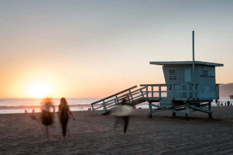 cabane de plage en Californie