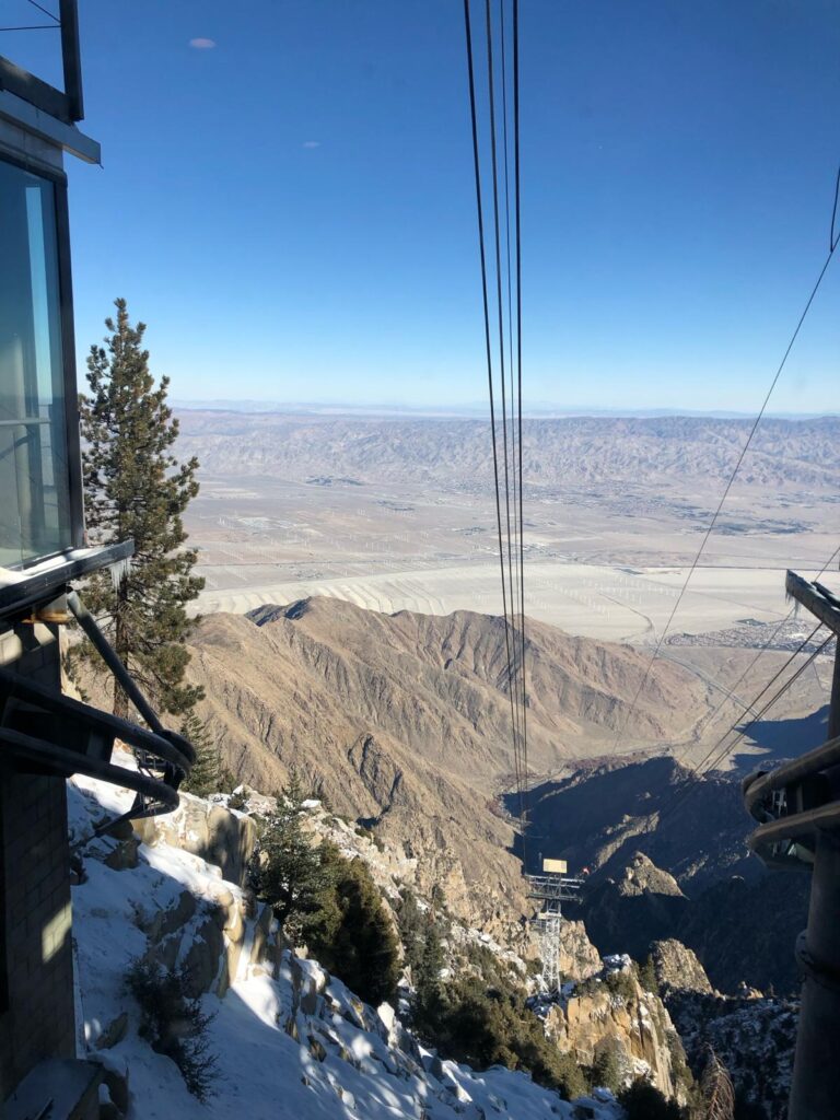 vue de l'aerial tramway