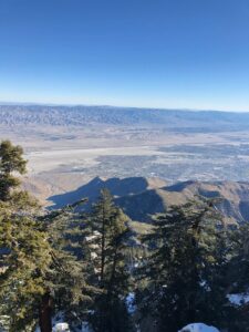 vue depuis l'aerial tramway de Palm Springs