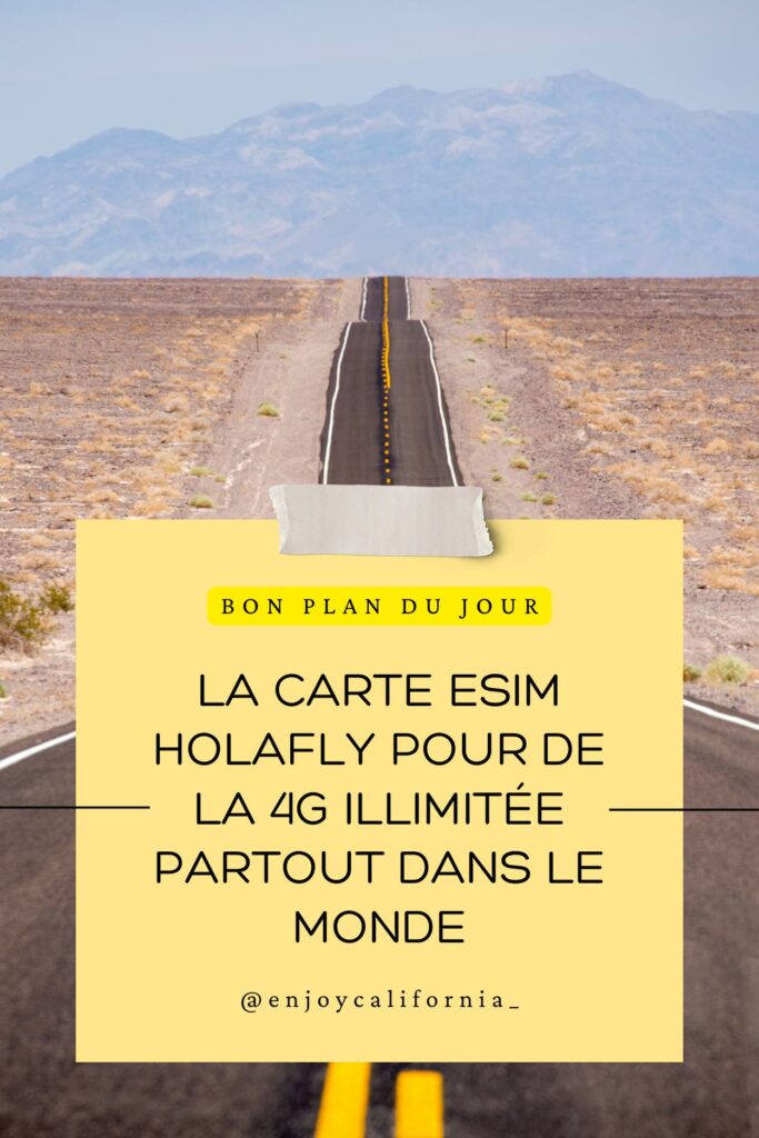 La carte esim Holafly pour de la 4G illimitée partout dans le monde